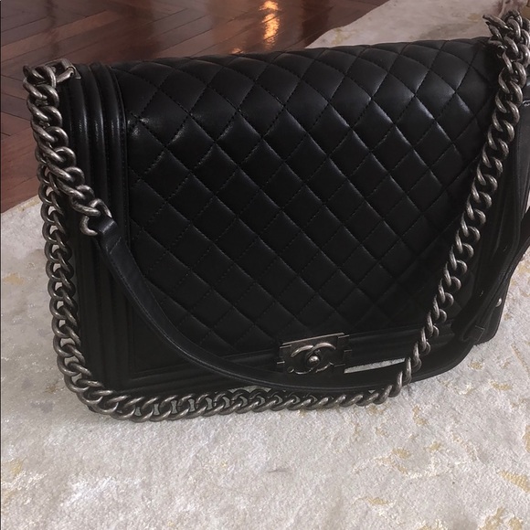 Jumbo Chanel Boy Bag 100% authentic - Picture 2 of 8